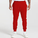 Men's Solid Color Lace-up Sweatpants 57219320X