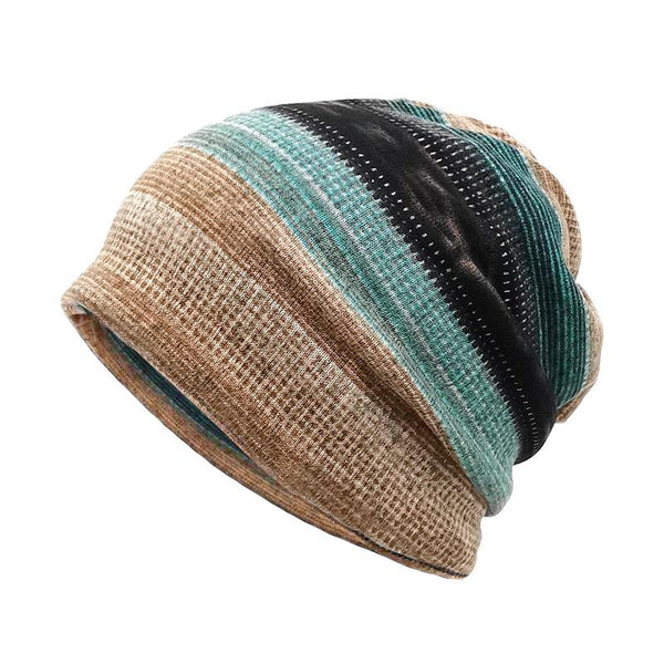 Men's Casual Striped Pile Hat 85842438TO