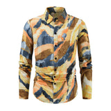 Men's Printed Long Sleeve Shirt 34372351U