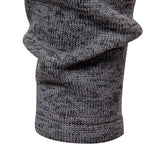 Men's Casual Pile Collar Warm Long Sleeve Pullover Sweatshirt 31492774M