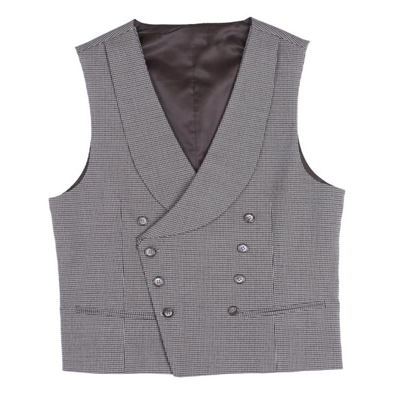 Men's Suit Lapel Double Breasted Vintage Vest 70411651X