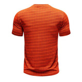 Men's Casual Plaid Round Neck Short Sleeve T-Shirt 27621679X