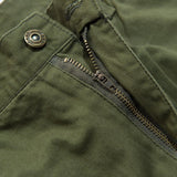 Men's Solid Cotton Multi-pocket Straight Cargo Pants 42121039Z