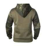 Men's Classic Retro American Style Trendy Color Matching Camouflage Hoodie 31801643K