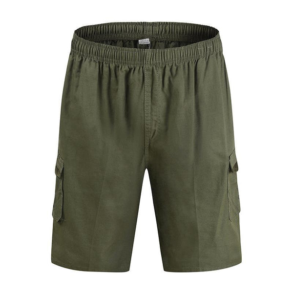 Men's Solid Color Loose Straight Shorts 24128465X