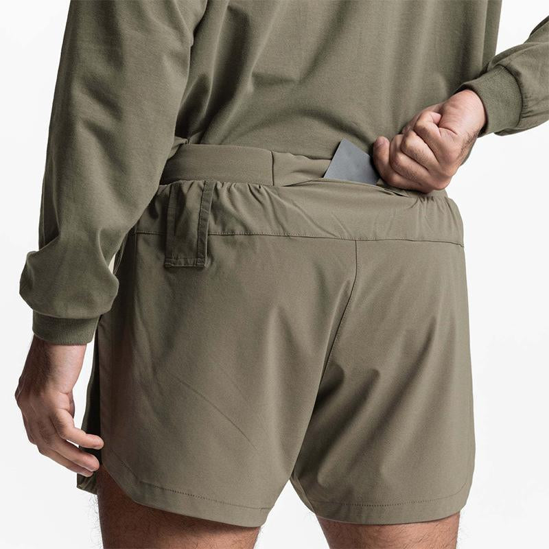 Men's Casual Sports High-elastic Quick-drying Shorts 93871706TO