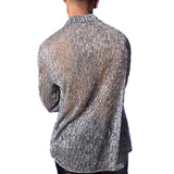 Men's Lapel Long Sleeve Breathable Casual Shirt 25066626X
