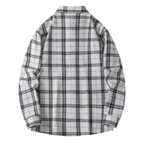 Men's Casual Versatile Plaid Long Sleeve Shirt 83029203X