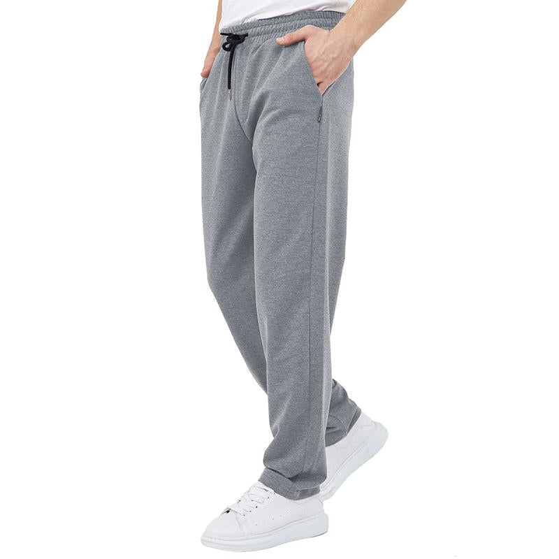 Men's Casual Solid Color Outdoor Drawstring Sports Trousers 04005155TO