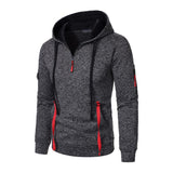 Men's Casual Kangaroo Pocket Loose Sports Hoodie 52960130M