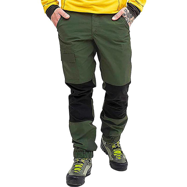 Men's Casual Color Block Multi-Pocket Cargo Hiking Pants 57260378Y