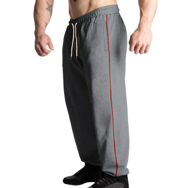 Men's Solid Color Elastic Waist Sports Pants 00493561Z
