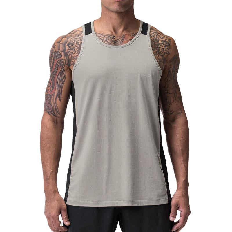 Men's Mesh Stitching Breathable Outdoor Sports Tank Top 33224864X