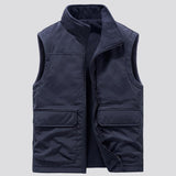 Men's Double-sided Stand Collar Vest 78271021U