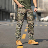 Men's Outdoor Camouflage Super Wear-Resistant Cargo Pants 59444977U