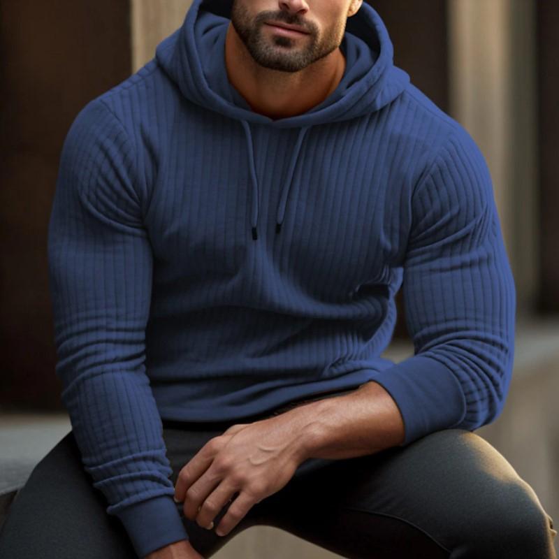 Men's Sports Casual Long Sleeve Hooded Sweatshirt 58949164Y