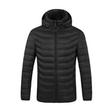 Men's Casual Warm Light Fleece Functional Heating Hooded Jacket 83519113K