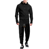 Men's Casual Sports Hooded Sweatshirt and Pants Set 40449104Y