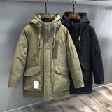 Men's Mid-length Winter Thickened Warm Coat 22501234U