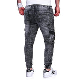 Men's Casual Stretch Multi-Pocket Cargo Jeans 16247682Y