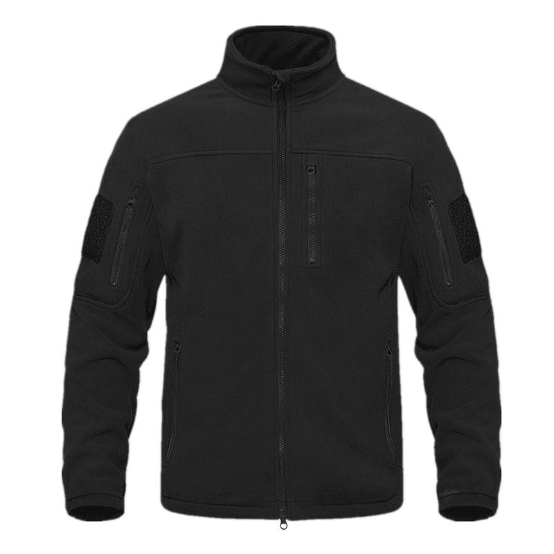 Men's Outdoor Sports Tactical Stand Collar Polar Fleece Jacket 30677310X