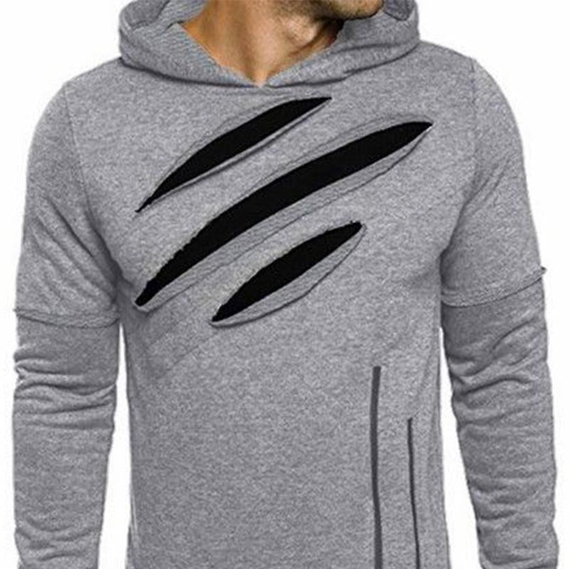 Men's Fashion Long Sleeve Pullover Hoodie 36859051U