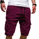 Men's Summer Casual Multi-Pocket Loose Shorts 02431848M