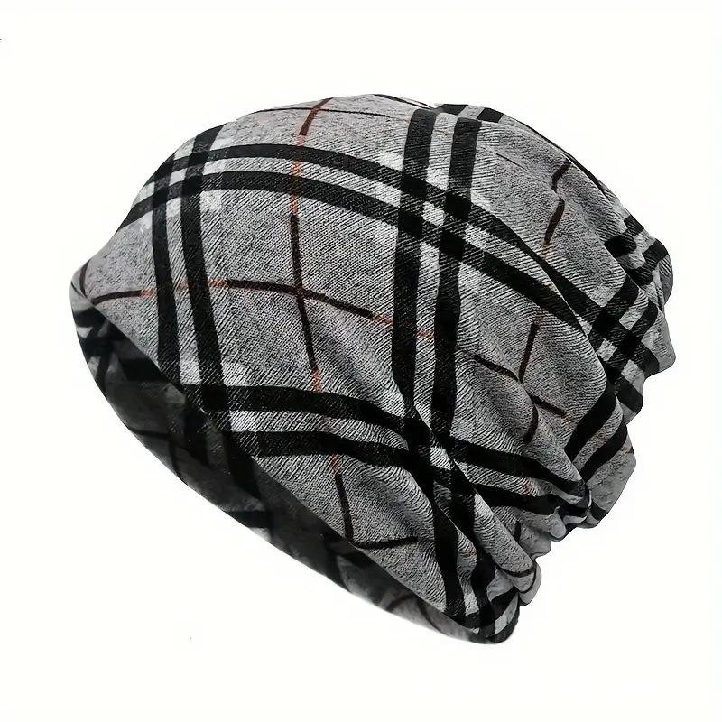 Scaldacollo stampato da uomo, cappello multiuso 18131236U