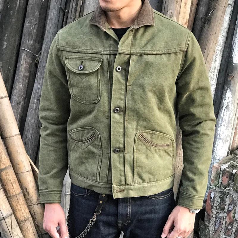 Retro Motorcycle Lapel Single Breasted Jacket 80553280Z