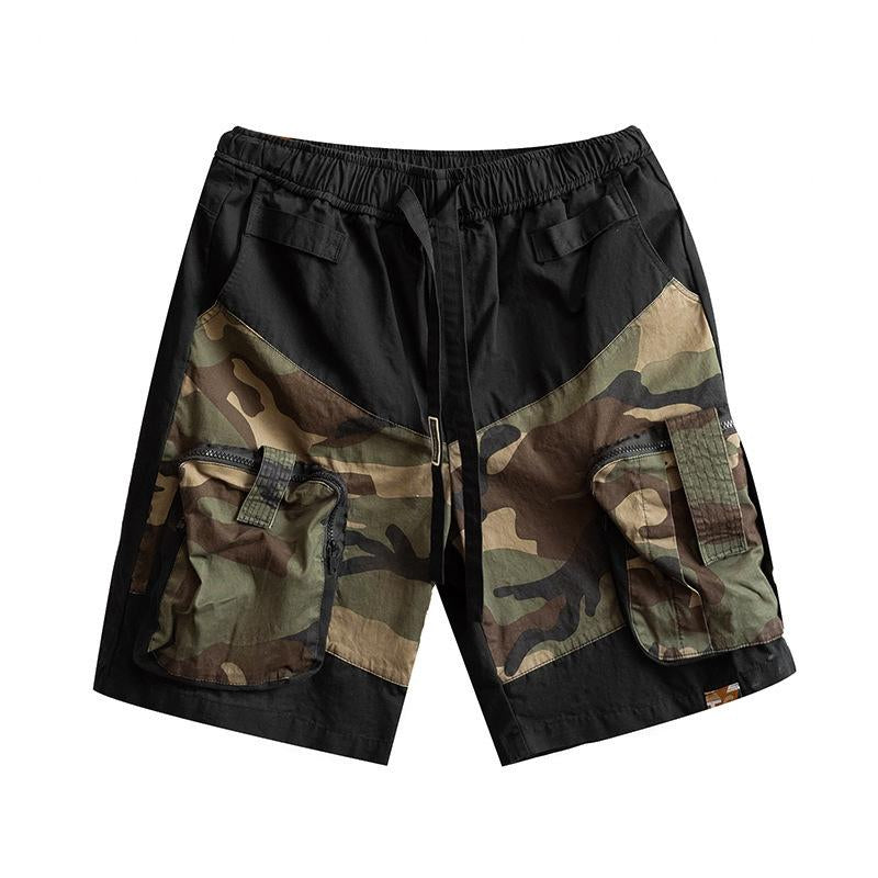 Men's Multi-Pocket Camo Cargo Shorts 36203222Y