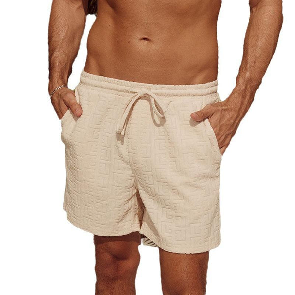 Men's Casual Holiday Shorts Solid Color Shorts 71780296X