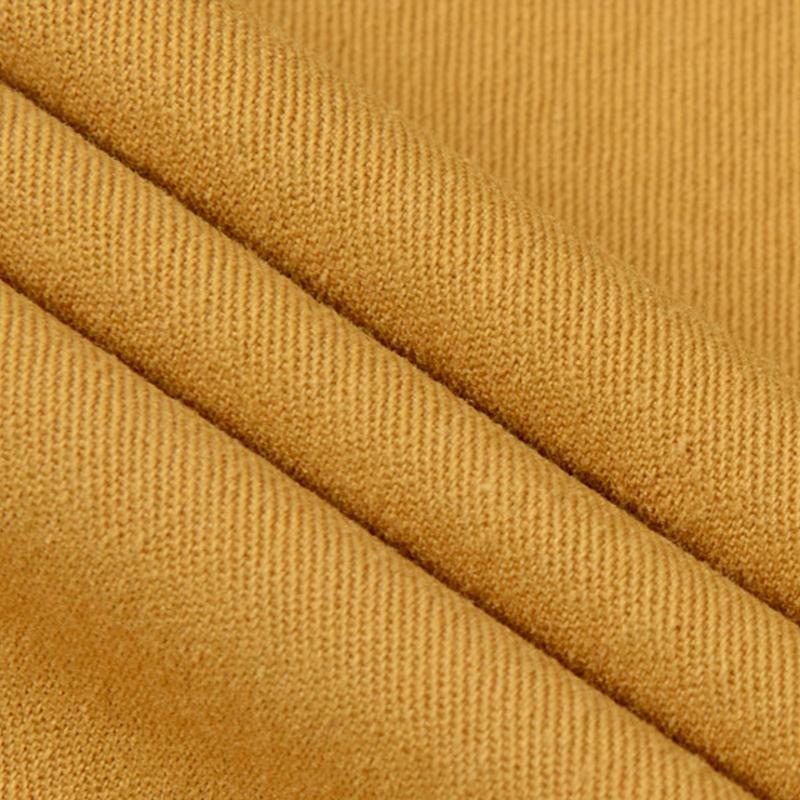 Men's Casual Solid Color Cotton Loose Lapel Long Sleeve Shirt 61195220M