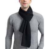 Men's Classic Solid Warm Knit Scarf 78693130K