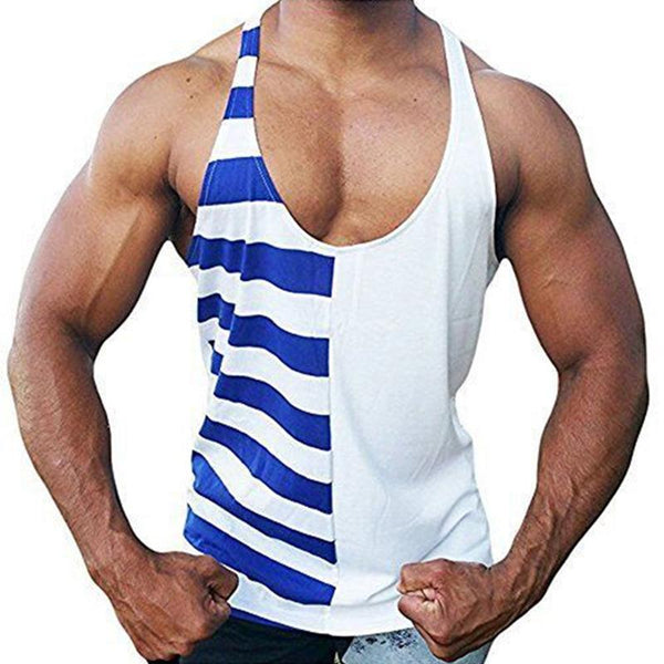 Men's Casual Sexy Sports Color Matching Tank Top 56853584TO