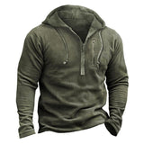 Men's Outdoor Polar Fleece Zip Hoodie 46016038X