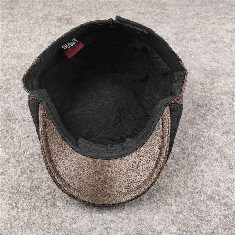 Béret chaud rétro pour homme automne et hiver 25636840U