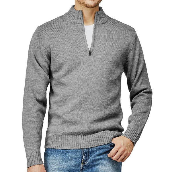 Men's Casual Knitted Half-zip Sweater 10504566X