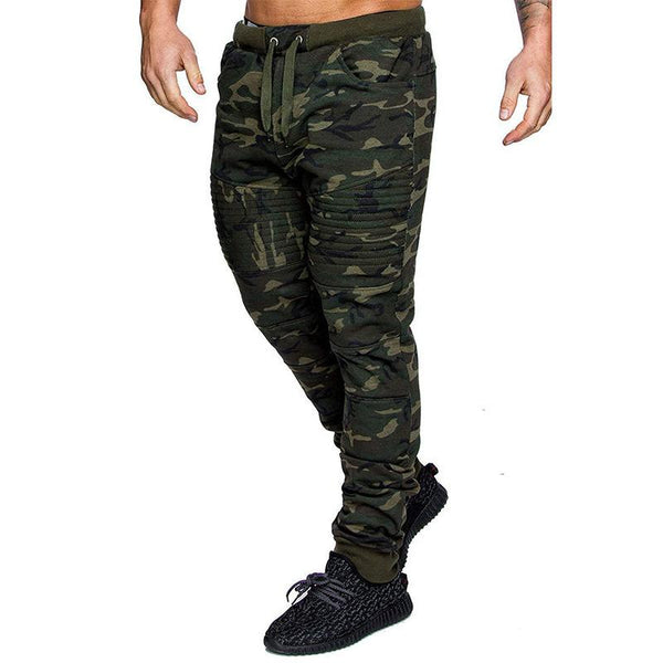 Men's Camouflage Elastic Waist Casual Sports Pants 12276371Z