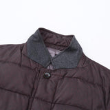 Men's Solid Color Single Breasted Lapel Down Jacket 34295935Y