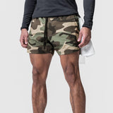Men's Sports Fitness Camouflage Quick Dry Shorts 46763564Y