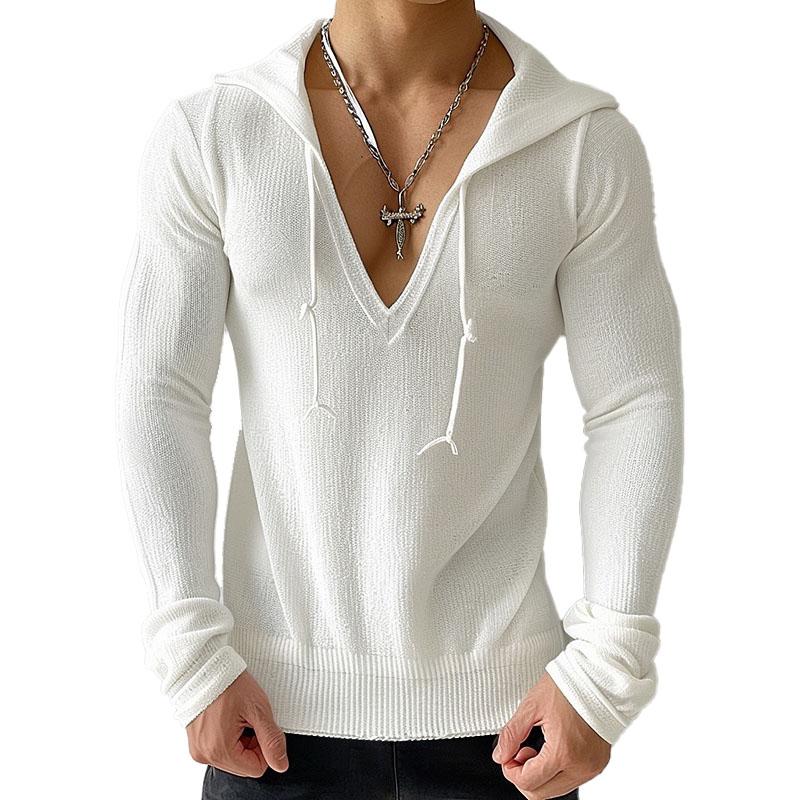 Men's Solid Color Casual Hoodie 85716838X