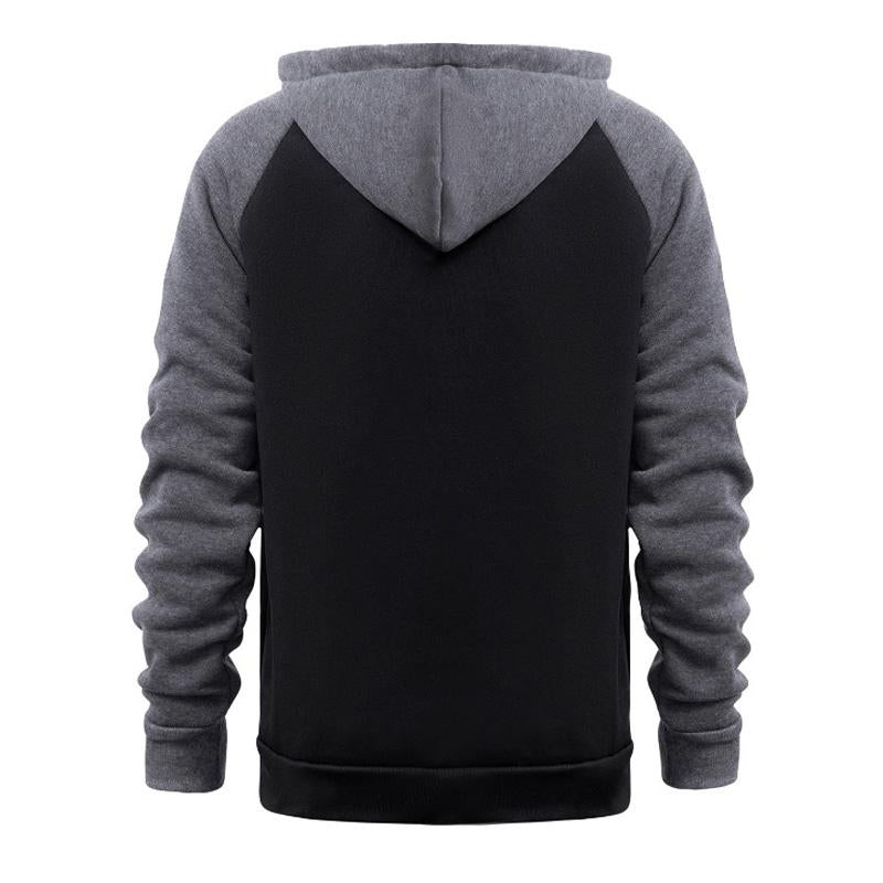 Men's Colorblock Sports Zip-Up Hoodie 13947767X