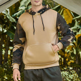 Men's Retro Casual Camouflage Color Block Hooded Sweatshirt 53636355Y