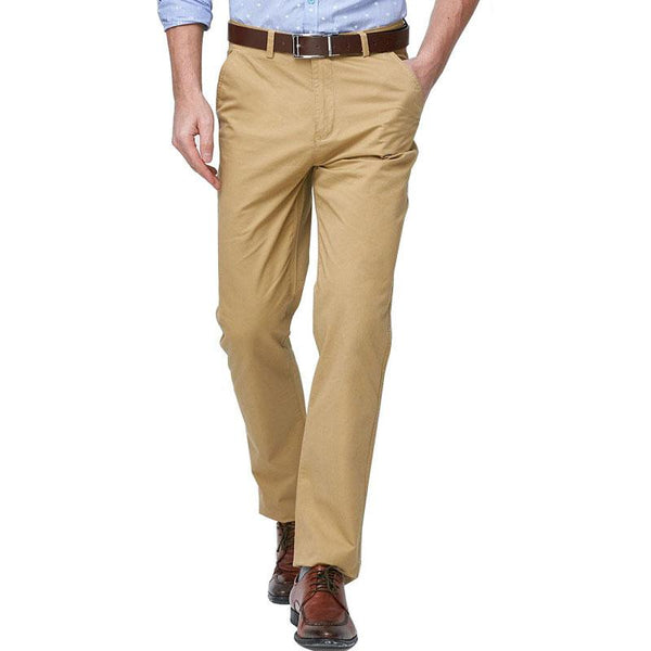Men's Business Casual Solid Color Straight Leg Suit Pants 44805643Y
