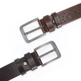 Men's Alloy Pin Buckle Leather Belt 62569328U