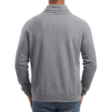 Men Casual Solid Color Drawstring Turtleneck Sweatshirt 87484201Y