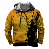 Men's Vintage Print Hoodie 65428360U