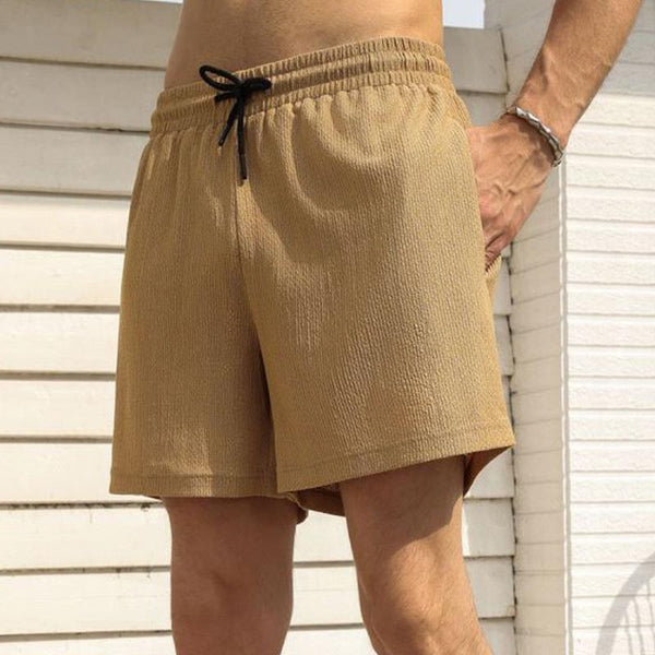 Men's Casual Quick-drying Elastic Waist Sports Shorts 59283756M