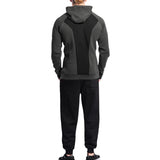 Men's Casual Sports Hooded Sweatshirt and Pants Set 40449104Y