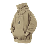 Men's Autumn Loose Casual Solid Color Hoodie 34216151U